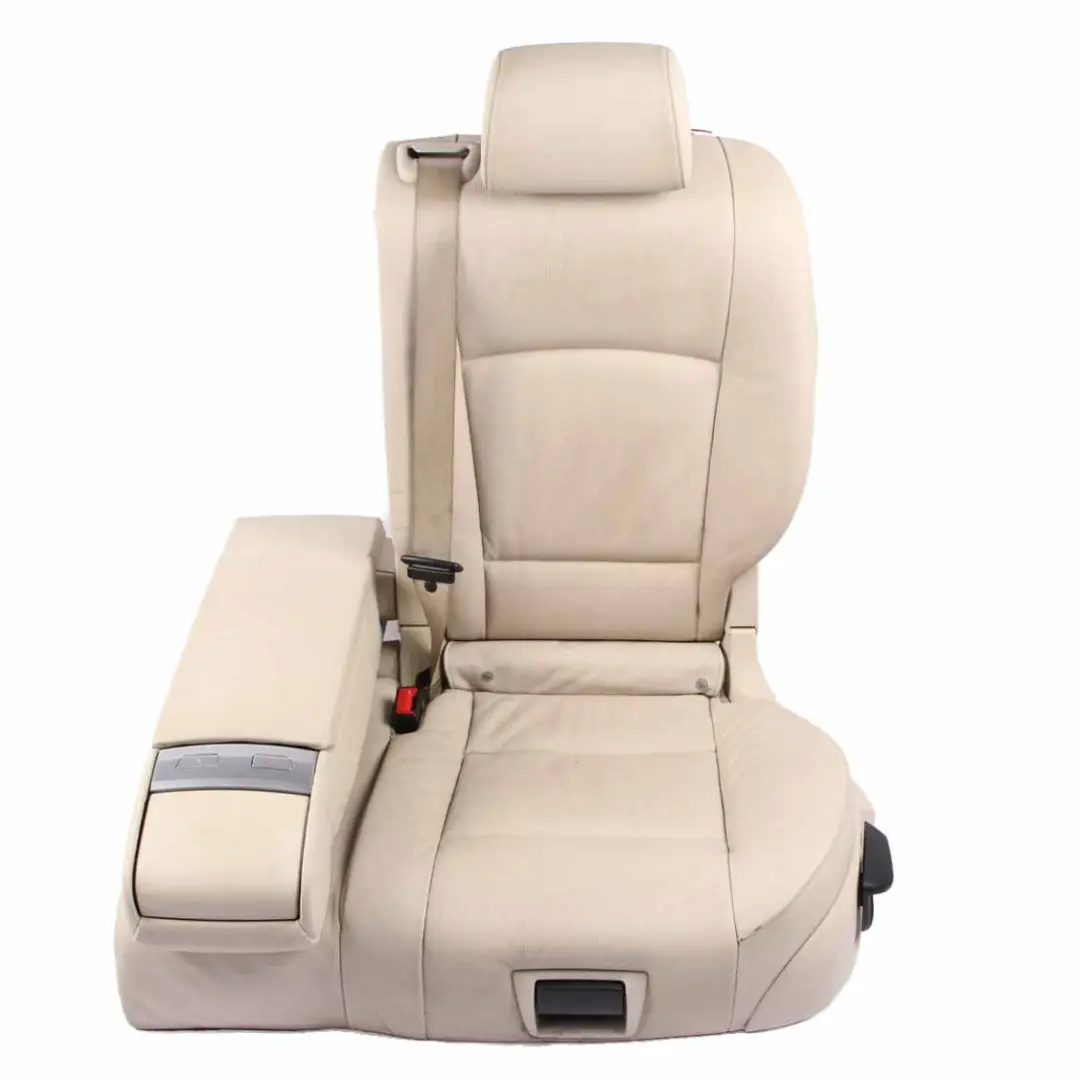 Left N/S Leather Dakota White Interior Isofix Armrest to Rear Seat BMW F07 with Part number 7231379 Rear Seat BMW F07 Left N/S Leather Dakota White Interior Isofix Armrest - SKU 7231379-1 - Part number 7231379