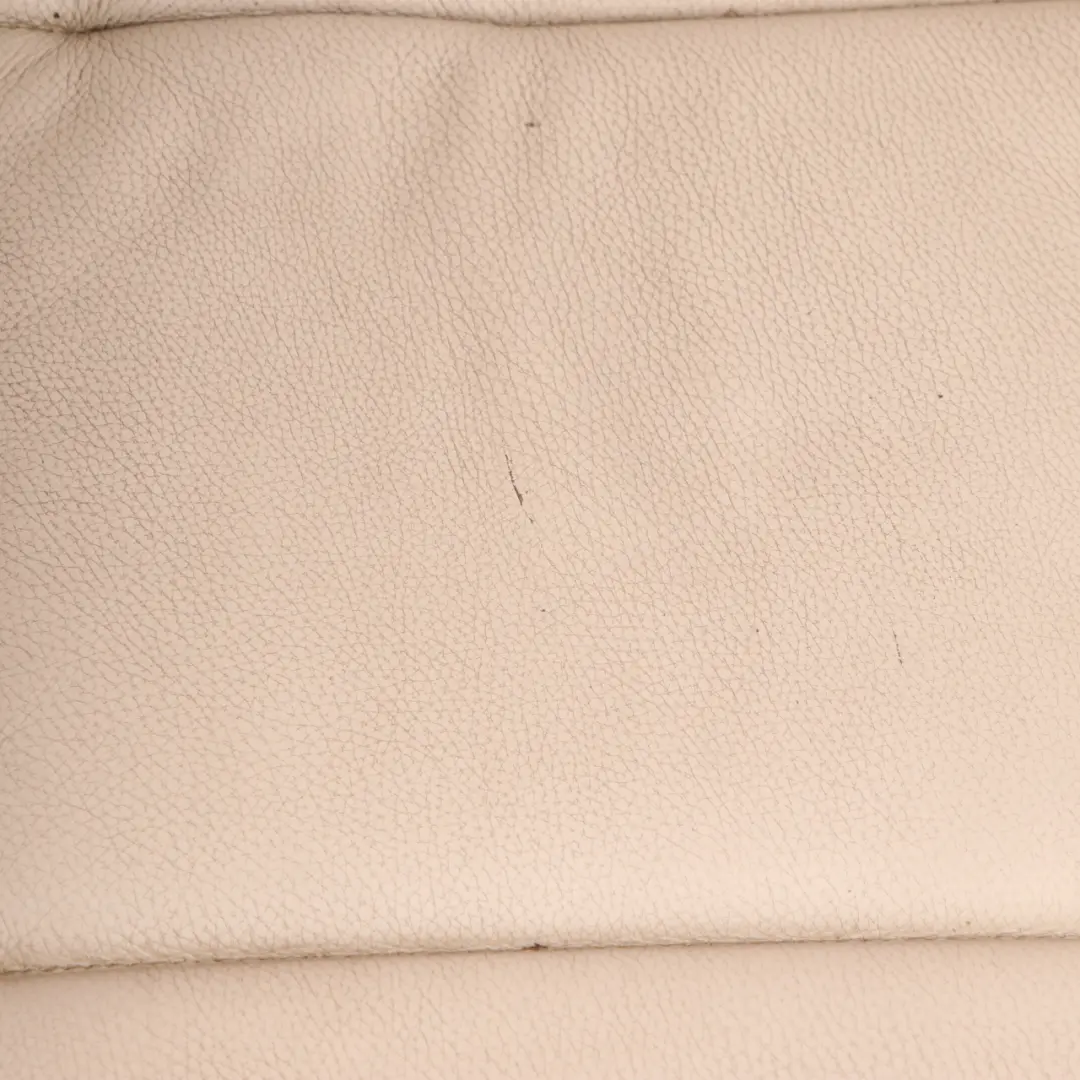 Left N/S Leather Dakota White Interior Isofix Armrest to Rear Seat BMW F07 with Part number 7231379 Rear Seat BMW F07 Left N/S Leather Dakota White Interior Isofix Armrest - SKU 7231379-1 - Part number 7231379