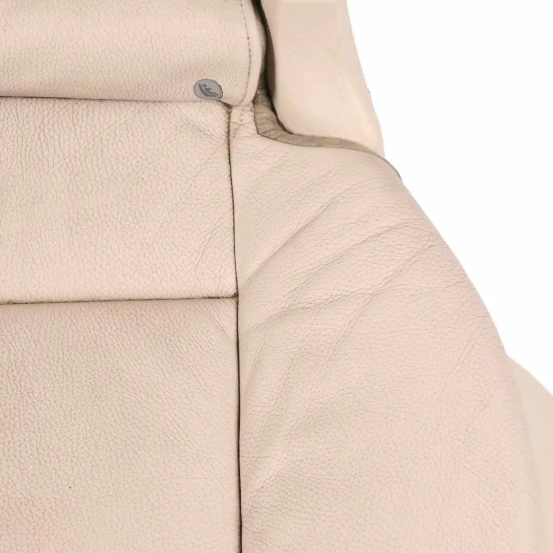 Left N/S Leather Dakota White Interior Isofix Armrest to Rear Seat BMW F07 with Part number 7231379 Rear Seat BMW F07 Left N/S Leather Dakota White Interior Isofix Armrest - SKU 7231379-1 - Part number 7231379