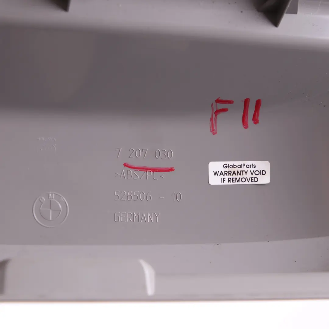 BMW F11 F11N LCI Panel moldura superior interior la tapa maletero del 7207030 - SKU 7231792 - Número de pieza 7231792