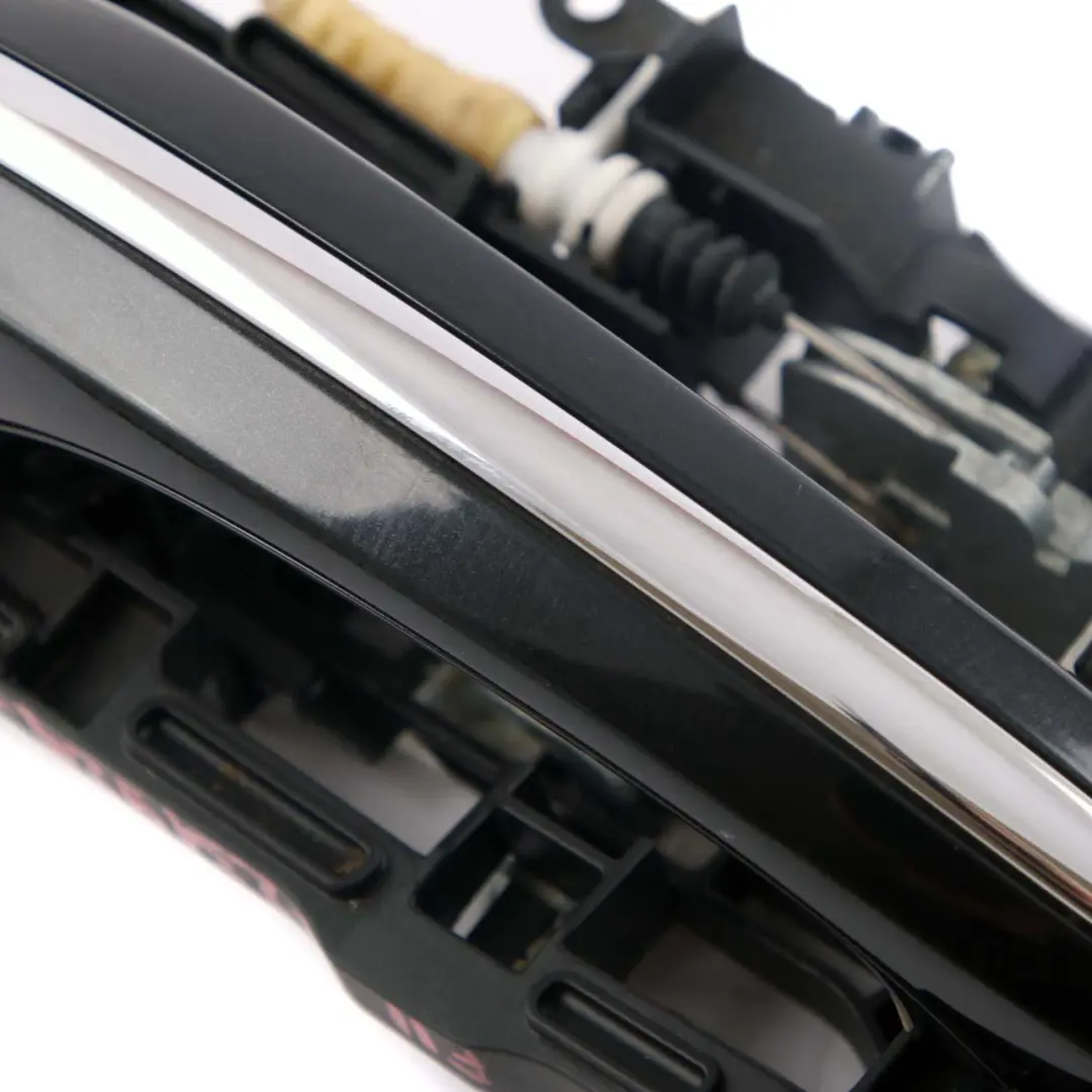 Outside Door Handle Rear Left N/S Black Sapphire 475 to BMW F10 F01 with Part number 7297439 BMW F10 F01 Outside Door Handle Rear Left N/S Black Sapphire 475 - SKU 7231929-BS1 - Part number 7297439