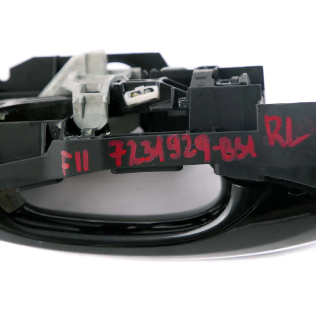 BMW F10 F01 Manija de la Puerta Exterior Trasera Izquierda Negro Zafiro 475 - SKU 7231929-BS1 - Número de pieza 7297439