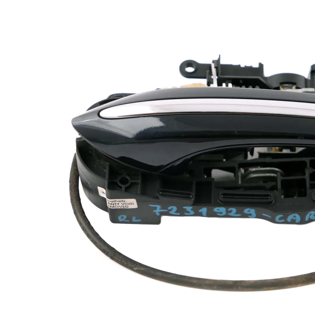 BMW 5 7 Series F10 F01 Outside Door Handle Rear Left N/S Carbonschwarz Black 416 - SKU 7231929-CAR - Part number 7297439