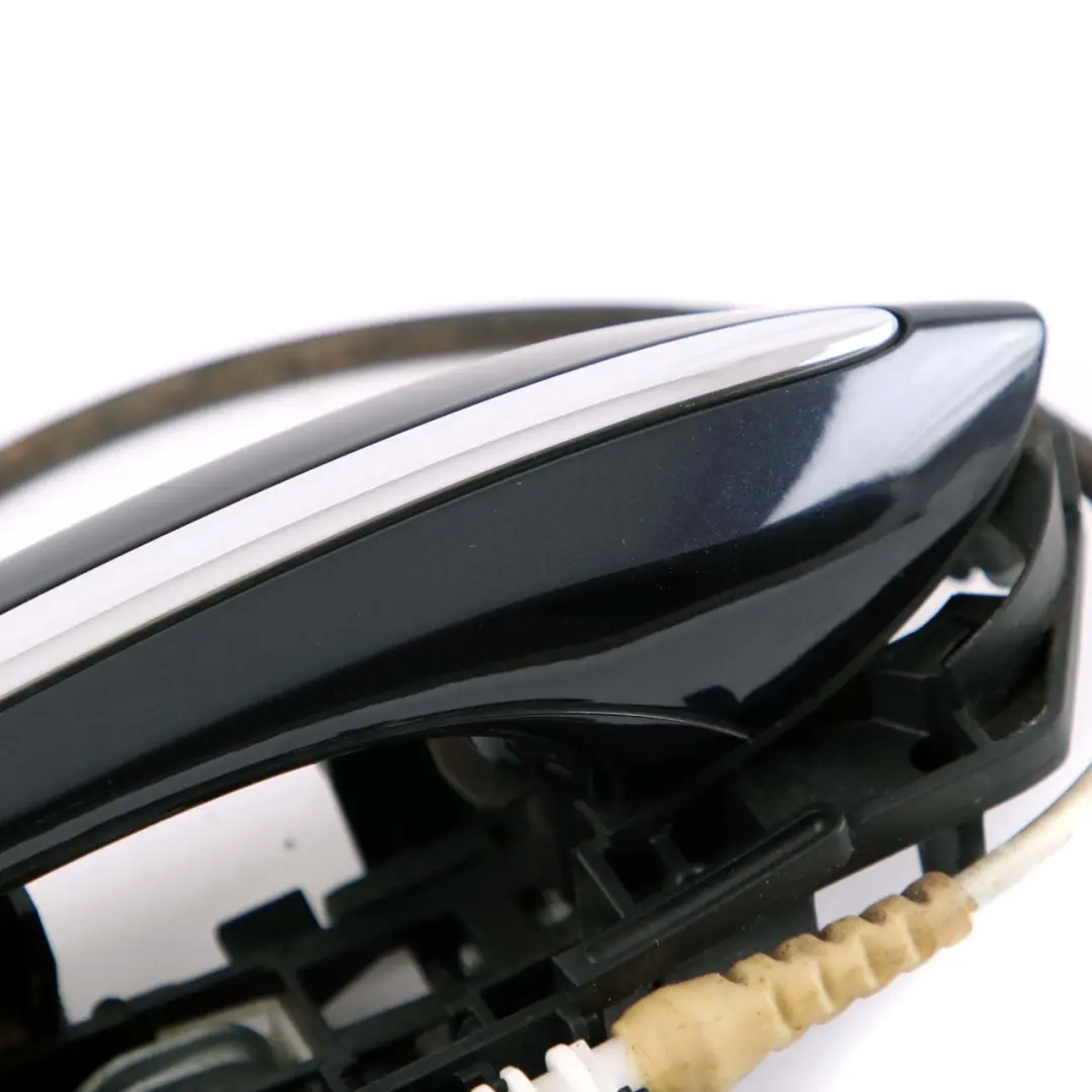 BMW 5 7 Series F10 F01 Outside Door Handle Rear Left N/S Carbonschwarz Black 416 - SKU 7231929-CAR - Part number 7297439