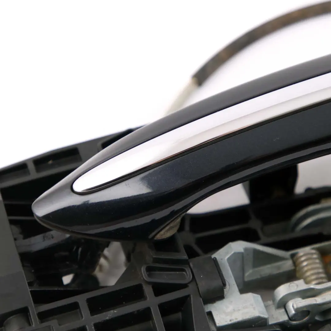 BMW 5 7 Series F10 F01 Outside Door Handle Rear Left N/S Carbonschwarz Black 416 - SKU 7231929-CAR - Part number 7297439