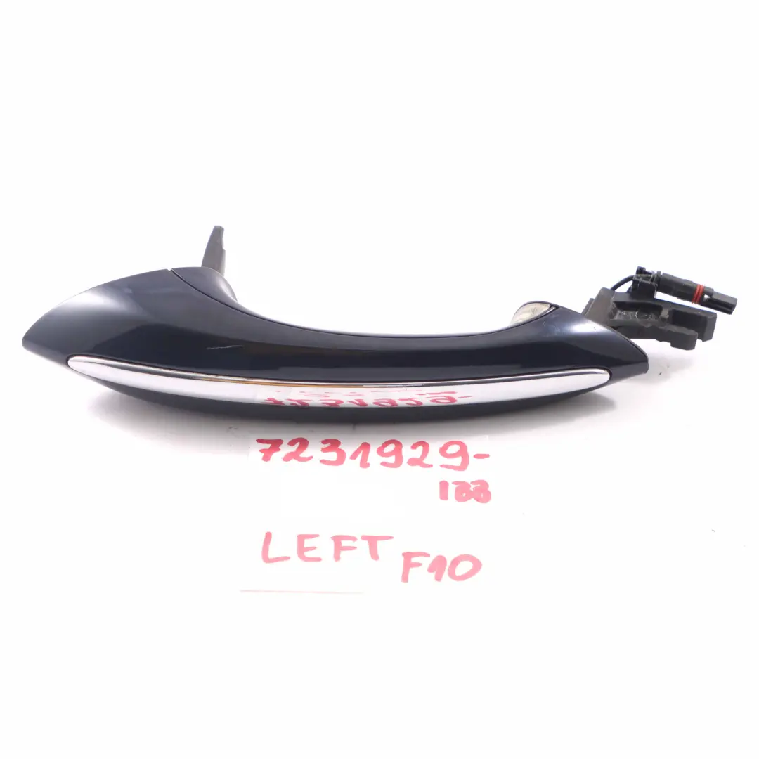  Door Handle BMW F10 F11 Outside Grab Rear Left N/S Imperial Blue Metallic - A89 - SKU 7231929-IBB - Part number 7231929