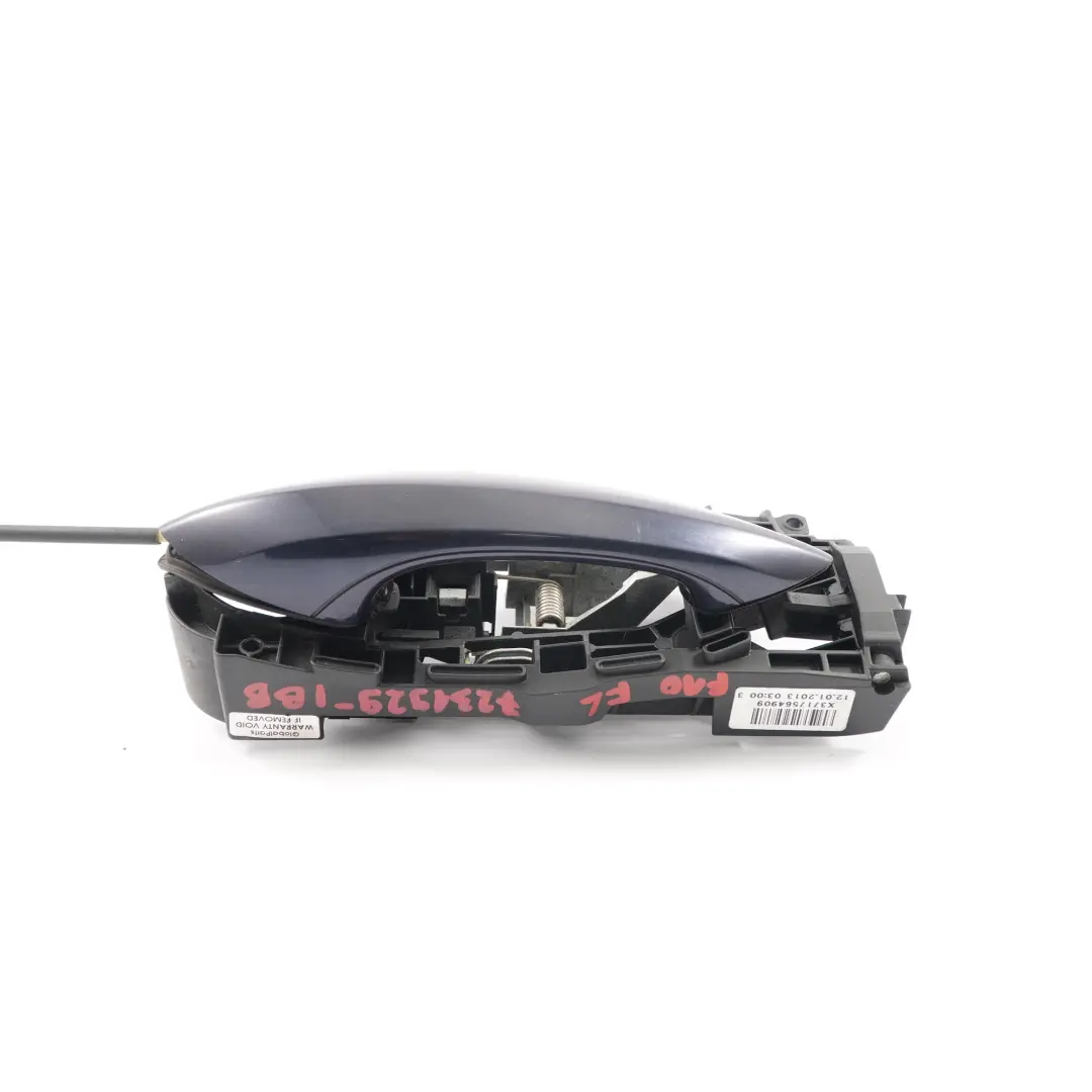  Door Handle BMW F10 F11 F01 Outside Front Left N/S Imperial Blue - A89 - SKU rhd-7231929-IBB - Part number 7231929