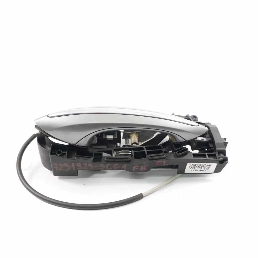 Door Handle Outside Front Left N/S Spacegrau Metallic Space Grey A52 to BMW F10 F01 with Part number 7297439 BMW F10 F01 Door Handle Outside Front Left N/S Spacegrau Metallic Space Grey A52 - SKU 7231929-SCG1 - Part number 7297439