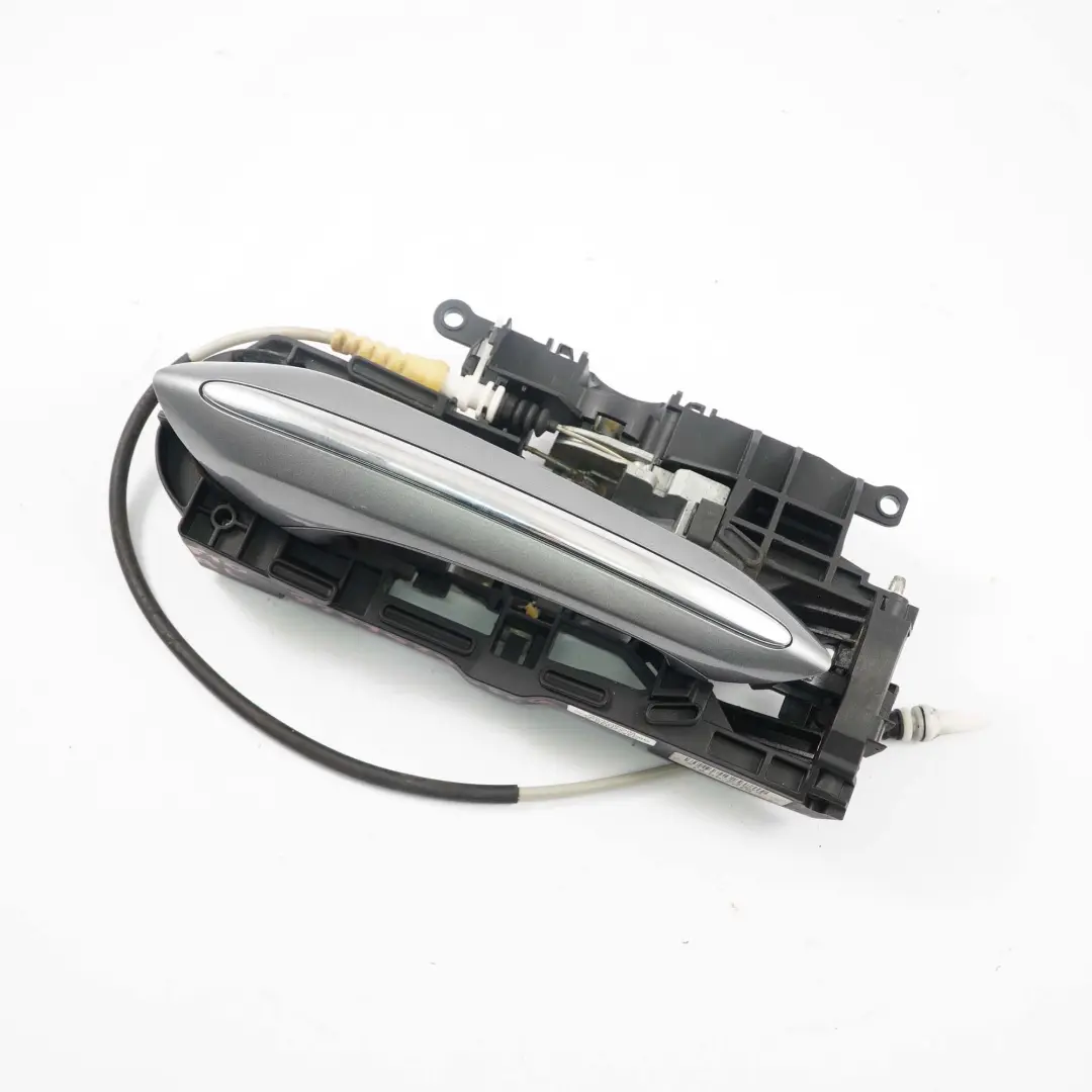 BMW F10 F01 Door Handle Outside Rear Left N/S Spacegrau Metallic Space Grey A52 - SKU 7231929-SCG - Part number 7297439