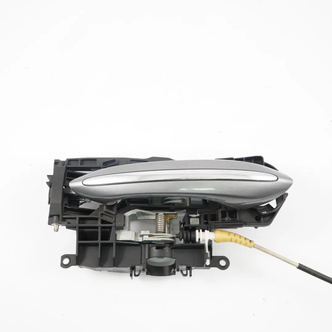 BMW F10 F01 Door Handle Outside Rear Left N/S Spacegrau Metallic Space Grey A52 - SKU 7231929-SCG - Part number 7297439