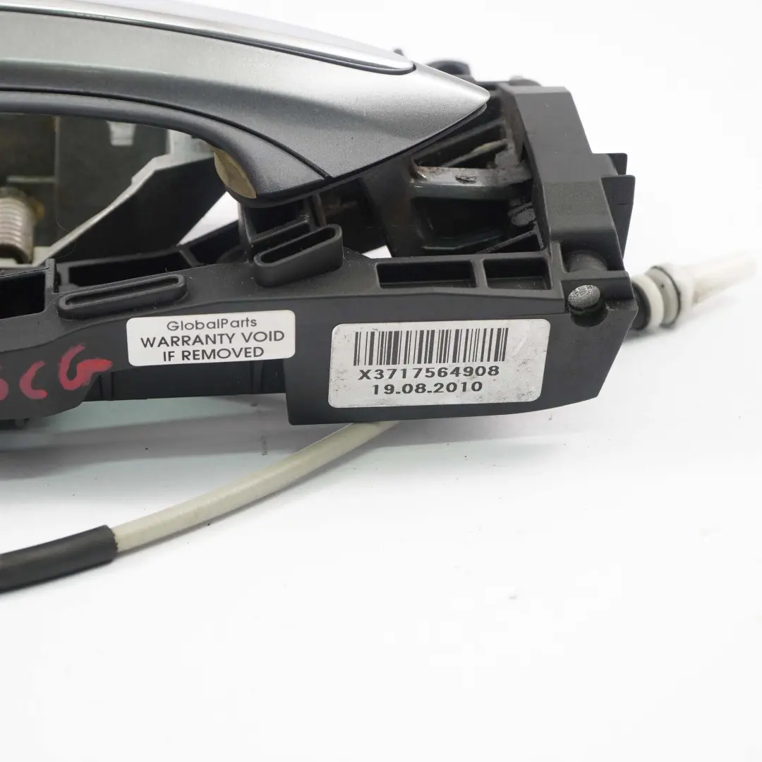 Door Handle Outside Rear Left N/S Spacegrau Metallic Space Grey A52 to BMW F10 F01 with Part number 7297439 BMW F10 F01 Door Handle Outside Rear Left N/S Spacegrau Metallic Space Grey A52 - SKU 7231929-SCG - Part number 7297439