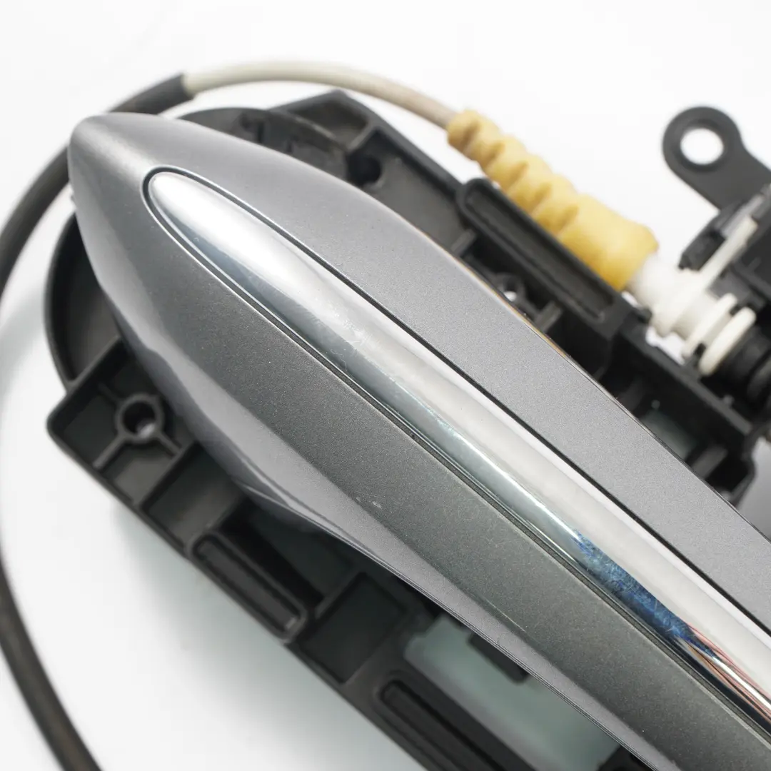 Door Handle Outside Rear Left N/S Spacegrau Metallic Space Grey A52 to BMW F10 F01 with Part number 7297439 BMW F10 F01 Door Handle Outside Rear Left N/S Spacegrau Metallic Space Grey A52 - SKU 7231929-SCG - Part number 7297439