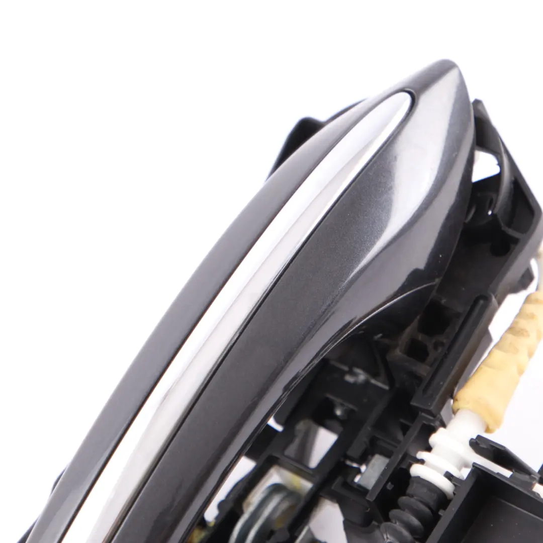 BMW F10 F01 Door Handle Outside Rear Left N/S Sophistograu Grey Metallic B90 - SKU 7231929-SOP - Part number 7297439