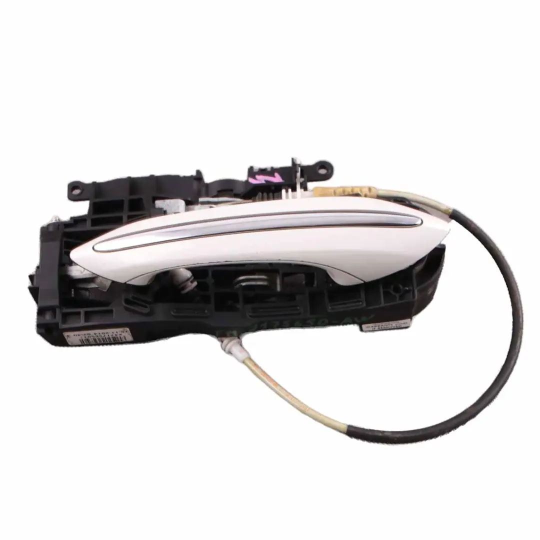 Door Handle BMW F10 F11 F01 Grab Outside Rear Right O/S Alpine White to with Part number 7231930 Door Handle BMW F10 F11 F01 Grab Outside Rear Right O/S Alpine White - SKU 7231930-AW - Part number 7231930