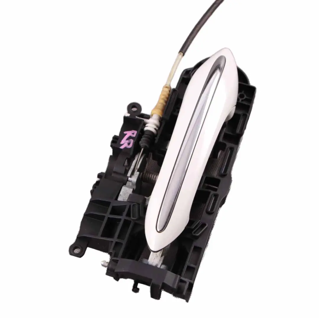 Door Handle BMW F10 F11 F01 Grab Outside Rear Right O/S Alpine White to with Part number 7231930 Door Handle BMW F10 F11 F01 Grab Outside Rear Right O/S Alpine White - SKU 7231930-AW - Part number 7231930