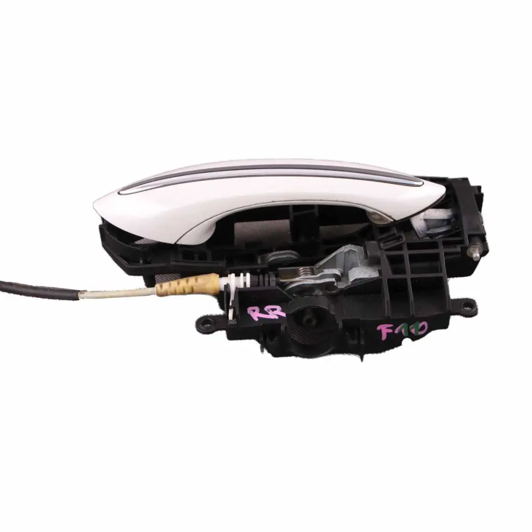 Door Handle BMW F10 F11 F01 Grab Outside Rear Right O/S Alpine White to with Part number 7231930 Door Handle BMW F10 F11 F01 Grab Outside Rear Right O/S Alpine White - SKU 7231930-AW - Part number 7231930