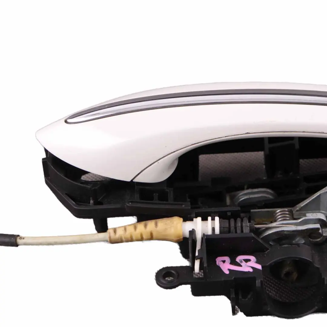  Door Handle BMW F10 F11 F01 Grab Outside Rear Right O/S Alpine White - SKU 7231930-AW - Part number 7231930