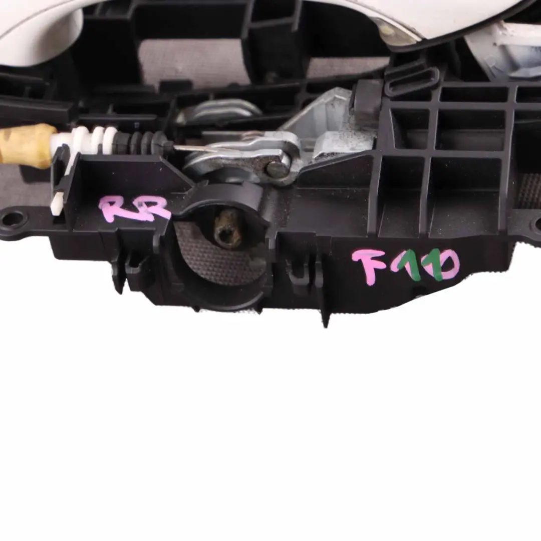 Door Handle BMW F10 F11 F01 Grab Outside Rear Right O/S Alpine White to with Part number 7231930 Door Handle BMW F10 F11 F01 Grab Outside Rear Right O/S Alpine White - SKU 7231930-AW - Part number 7231930