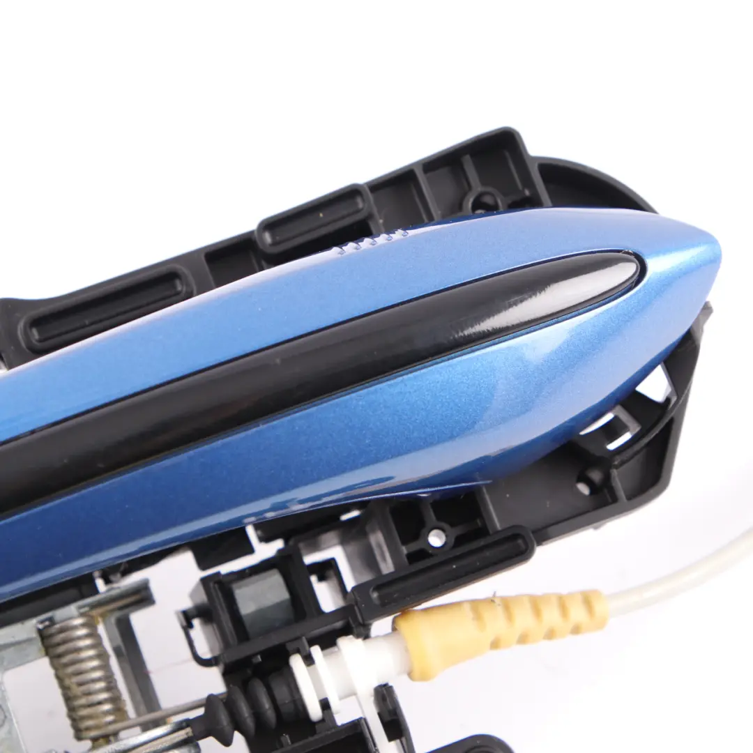 Door Handle BMW F10 F11 F01 Grab Outside Rear Left N/S Monte Carlo Blue to with Part number 7231933 Door Handle BMW F10 F11 F01 Grab Outside Rear Left N/S Monte Carlo Blue - SKU 7231933-MCB - Part number 7231933