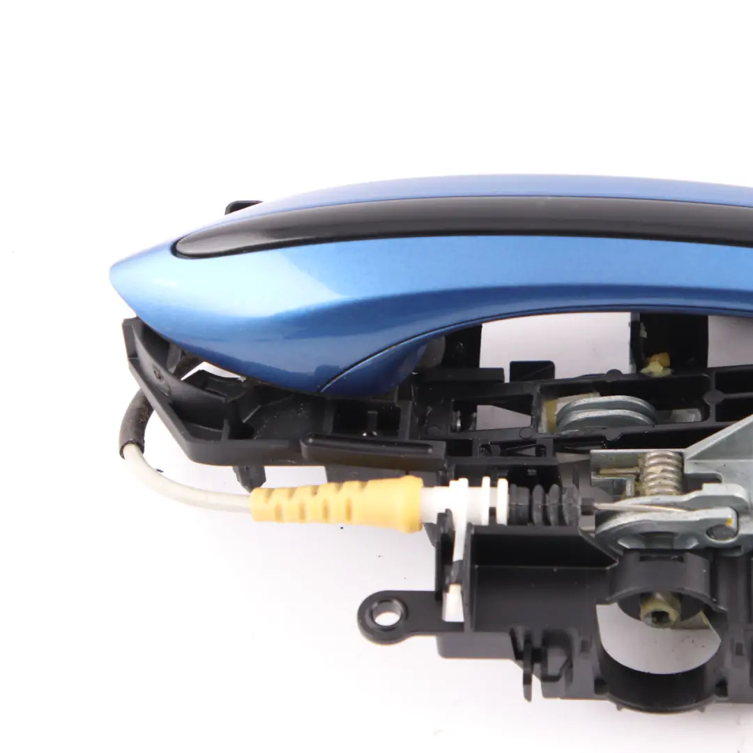 Door Handle BMW F10 F11 F01 Grab Outside Rear Right O/S Monte Carlo Blue to with Part number 7231934 Door Handle BMW F10 F11 F01 Grab Outside Rear Right O/S Monte Carlo Blue - SKU 7231934-MCB - Part number 7231934