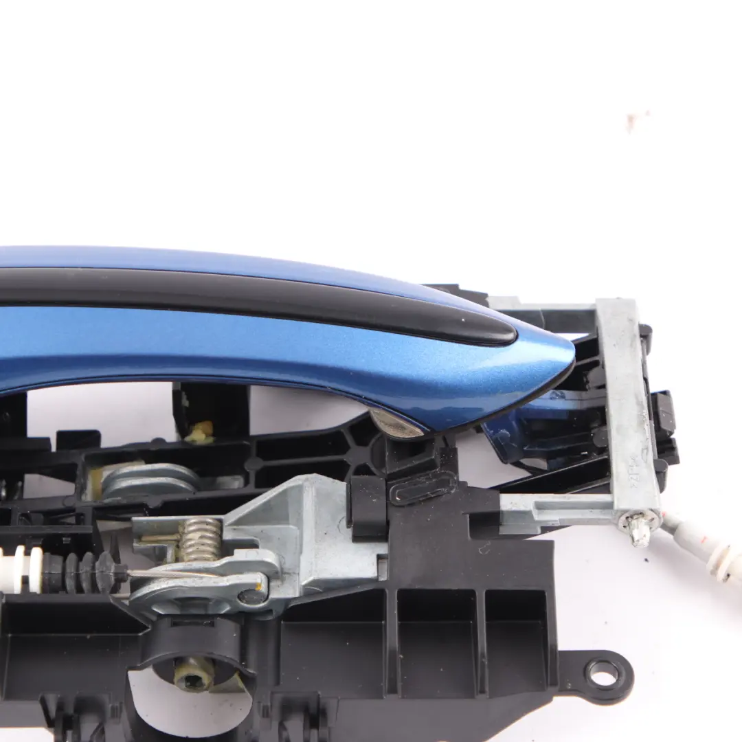 Door Handle BMW F10 F11 F01 Grab Outside Rear Right O/S Monte Carlo Blue to with Part number 7231934 Door Handle BMW F10 F11 F01 Grab Outside Rear Right O/S Monte Carlo Blue - SKU 7231934-MCB - Part number 7231934