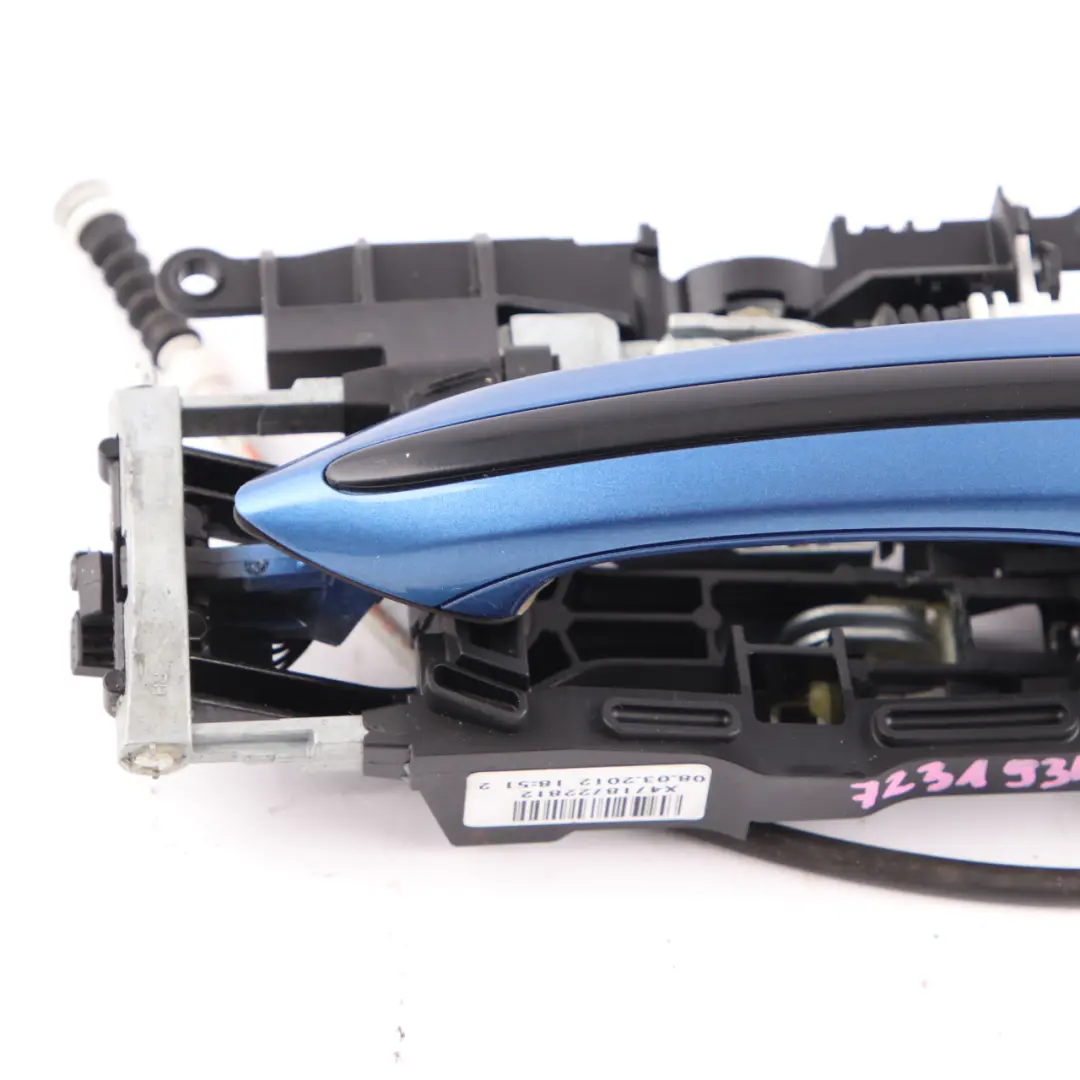  Door Handle BMW F10 F11 F01 Grab Outside Rear Right O/S Monte Carlo Blue - SKU 7231934-MCB - Part number 7231934