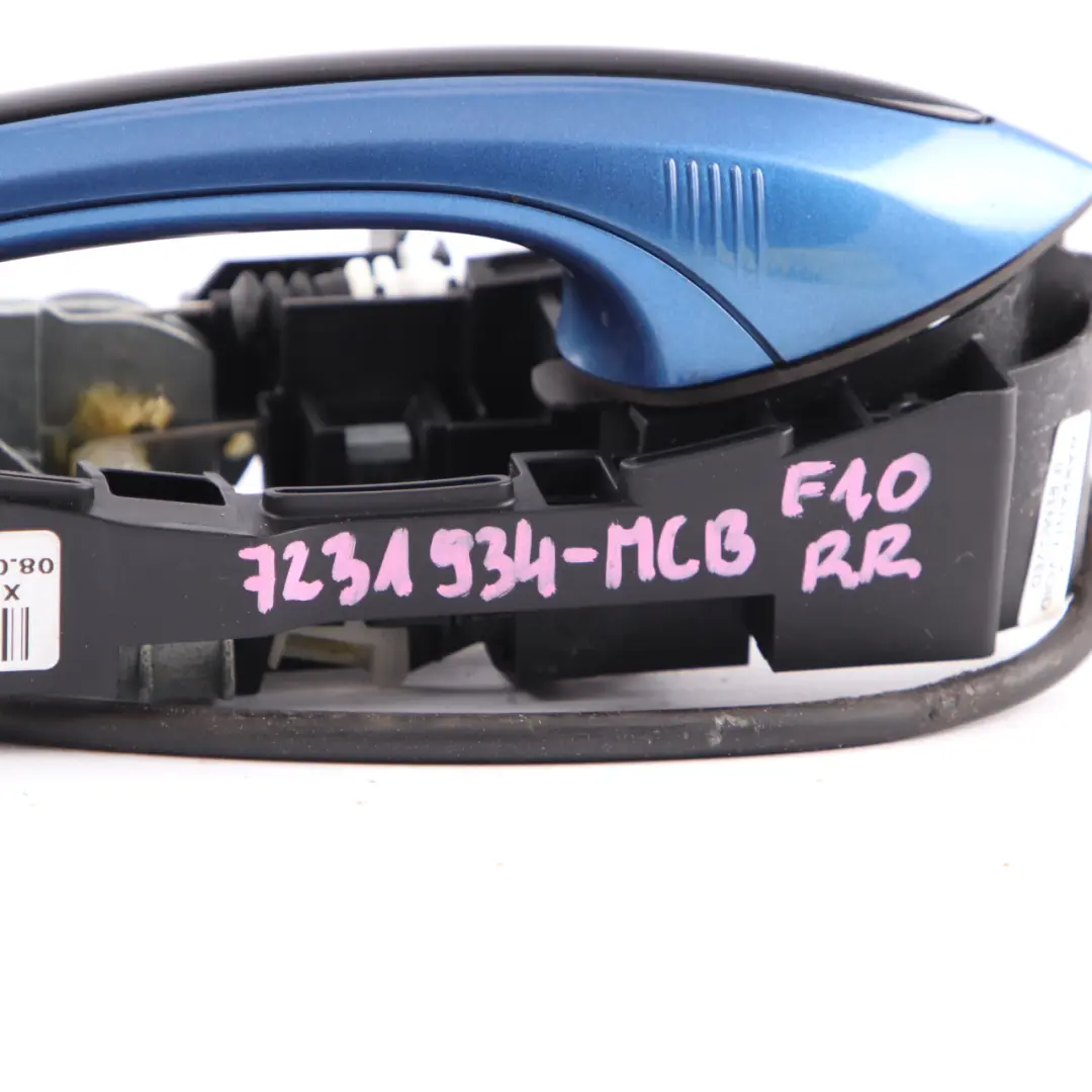  Door Handle BMW F10 F11 F01 Grab Outside Rear Right O/S Monte Carlo Blue - SKU 7231934-MCB - Part number 7231934