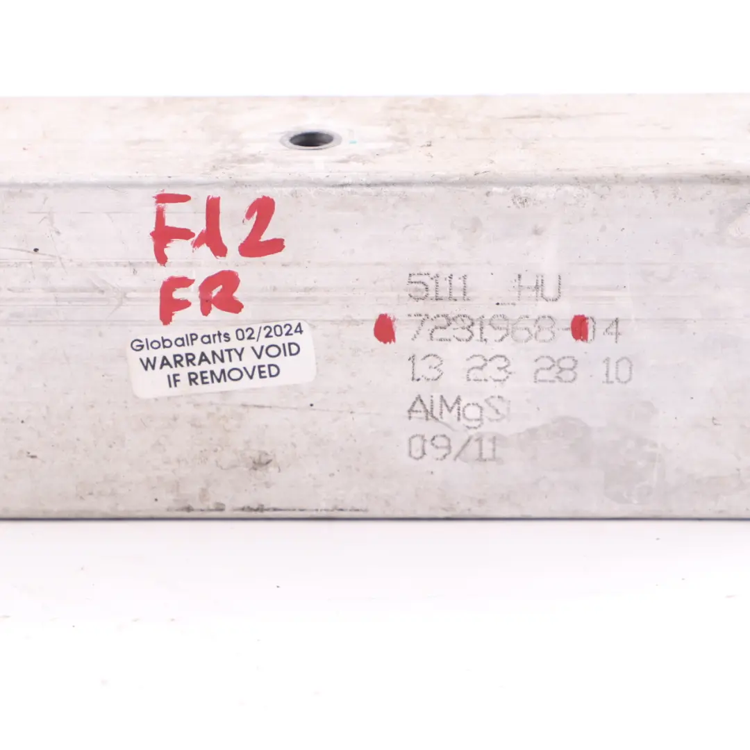  Refuerzo Parachoques BMW F06 F12 F13 Amortiguador Delantero Derecho - SKU 7231968 - Número de pieza 7231968