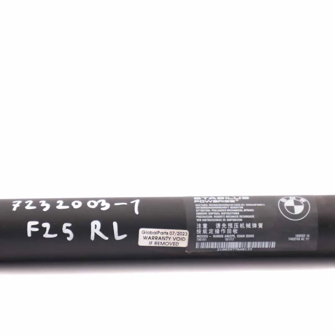 BMW F25 Siłownik Elektryczny Klapy Bagażnika Lewy - SKU 7232003-1 - Numer Części 7232003