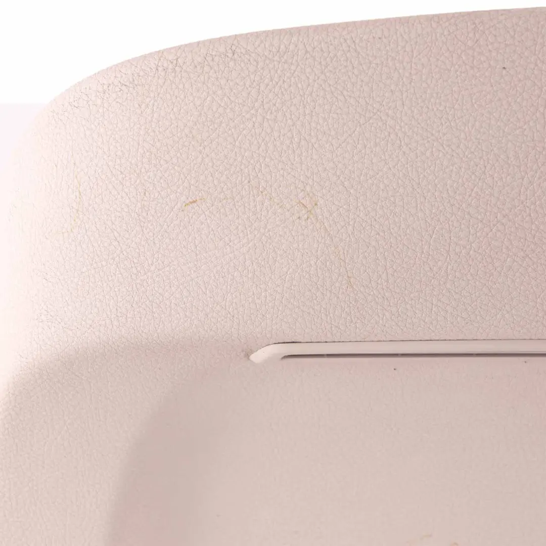 Backrest Cover BMW F01 F07 F10 Front Seat Rear Trim Panel Ivory White to with Part number 7232140 Backrest Cover BMW F01 F07 F10 Front Seat Rear Trim Panel Ivory White - SKU 7232140 - Part number 7232140