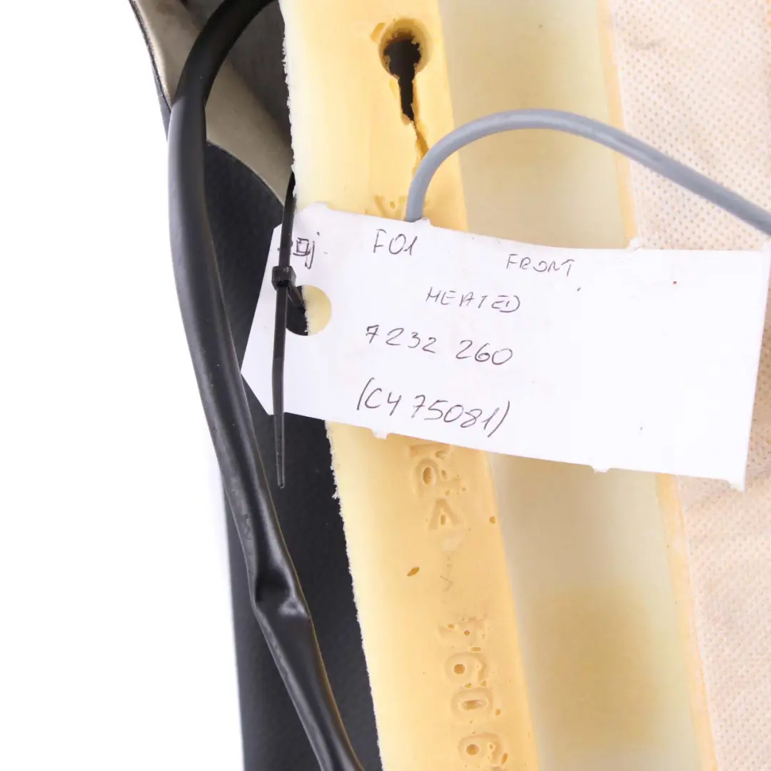 Front Left Right Heated Comfort Seat Padding Everest Grey to BMW F01 Seat Cover with Part number 7232260 BMW F01 Seat Cover Front Left Right Heated Comfort Seat Padding Everest Grey - SKU 7232260 - Part number 7232260