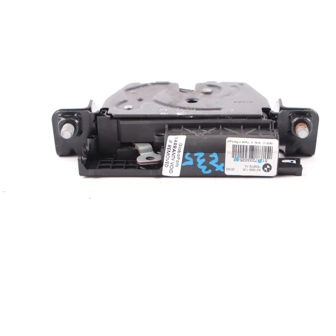 Trunk Lock BMW F36 Gran Coupe X3 F25 Rear Boot Catch Tailgate to with Part number 7233025 Trunk Lock BMW F36 Gran Coupe X3 F25 Rear Boot Catch Tailgate - SKU 7233025 - Part number 7233025