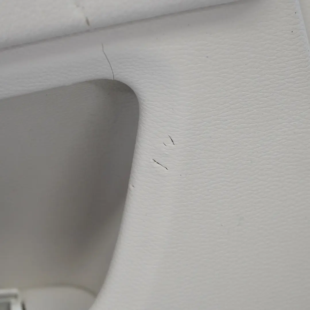 BMW E60 E61 LCI Rear Left N/S Door Card Panel Trim Cream Beige Leather - SKU 7233329 - Part number 7233329