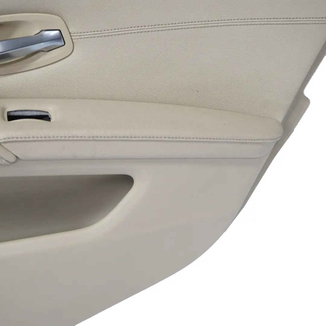  Scheda Porta BMW E60 E61 LCI Pannello posteriore destro Crema Pelle Beige - SKU 7233330 - Numero di parte 7233330