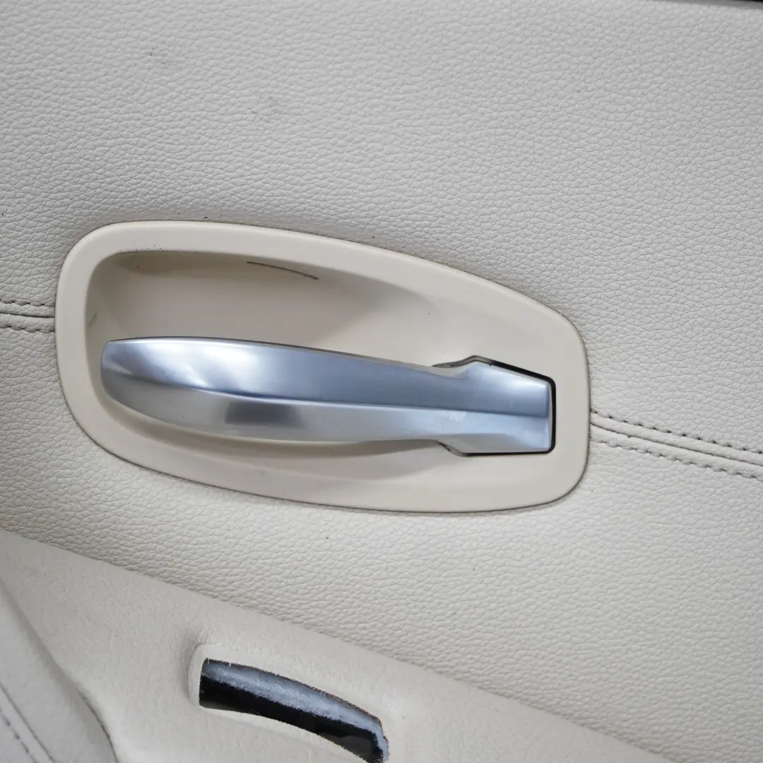  Scheda Porta BMW E60 E61 LCI Pannello posteriore destro Crema Pelle Beige - SKU 7233330 - Numero di parte 7233330