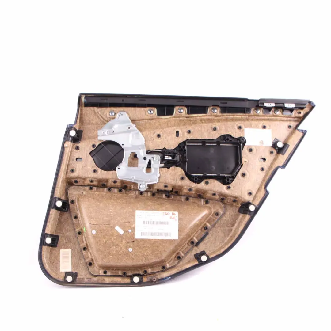 Door Card E61 LCI Rear Left N/S Lining Trim Leather Natural Brown to BMW E60 LCI with Part number 7233331 BMW E60 LCI Door Card E61 LCI Rear Left N/S Lining Trim Leather Natural Brown - SKU 7233331-1 - Part number 7233331