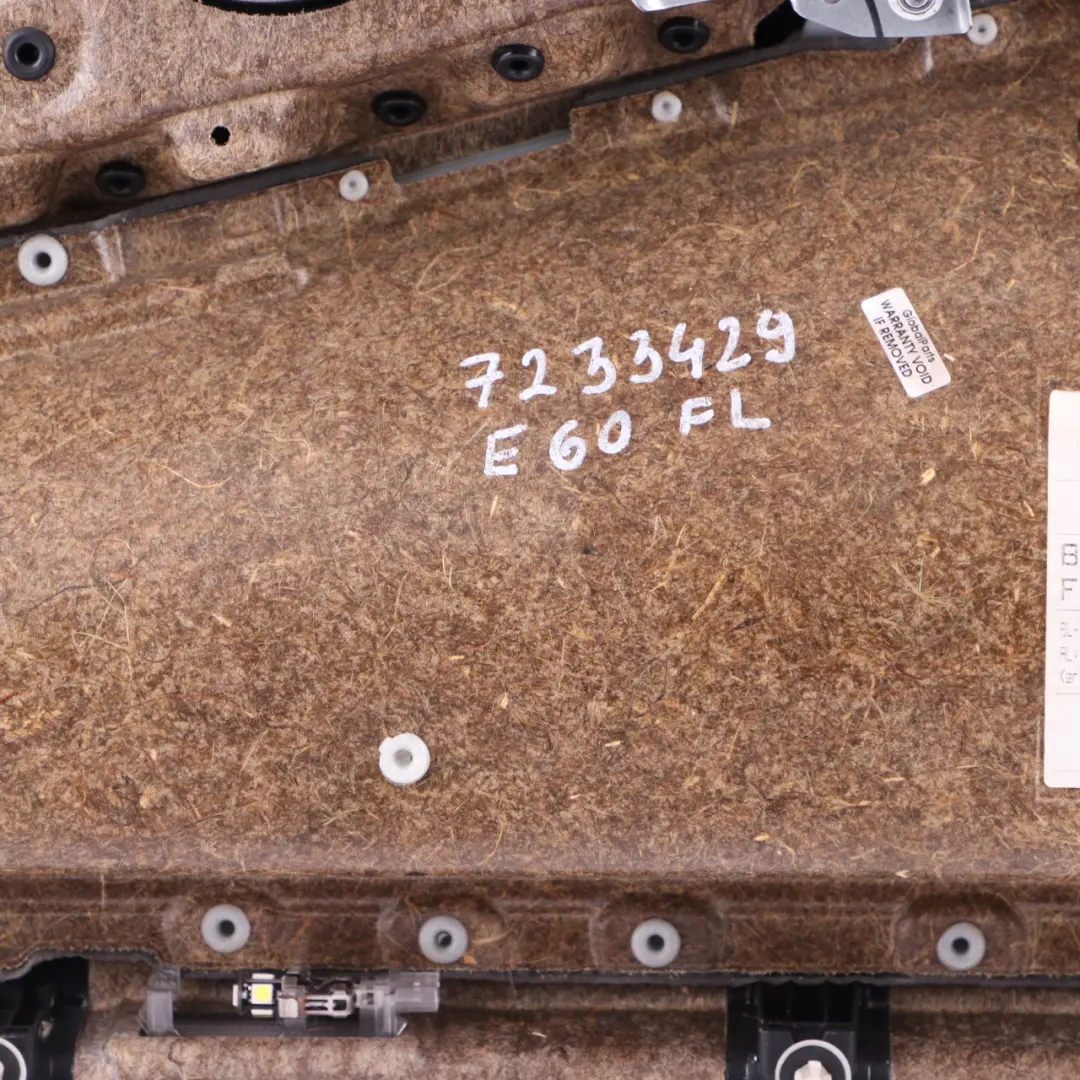 Front Left N/S Door Card Lining Trim Leather Natural Brown to BMW 5 E60 E61 LCI with Part number 7233429 BMW 5 E60 E61 LCI Front Left N/S Door Card Lining Trim Leather Natural Brown - SKU rhd-7233429 - Part number 7233429
