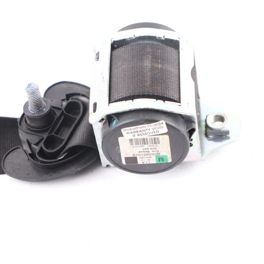 BMW F07 GT Seat Belt Front Right O/S Upper Seatbelt Black - SKU 7233459 - Part number 7233459