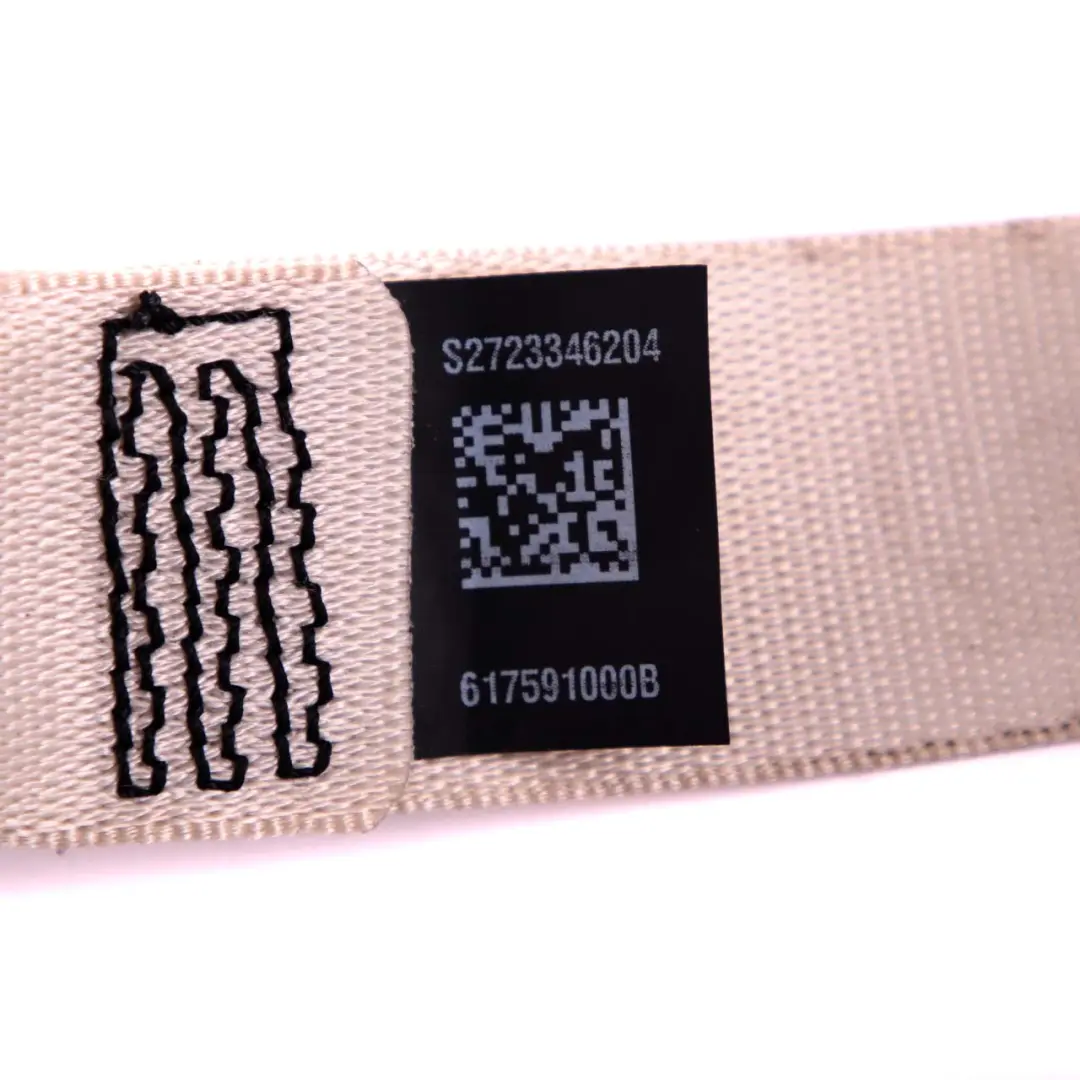 Seatbelt Upper Belt Safety Front Right O/S Elfenbein Ivory to BMW F07 GT with Part number 7233462 BMW F07 GT Seatbelt Upper Belt Safety Front Right O/S Elfenbein Ivory - SKU 7233462 - Part number 7233462