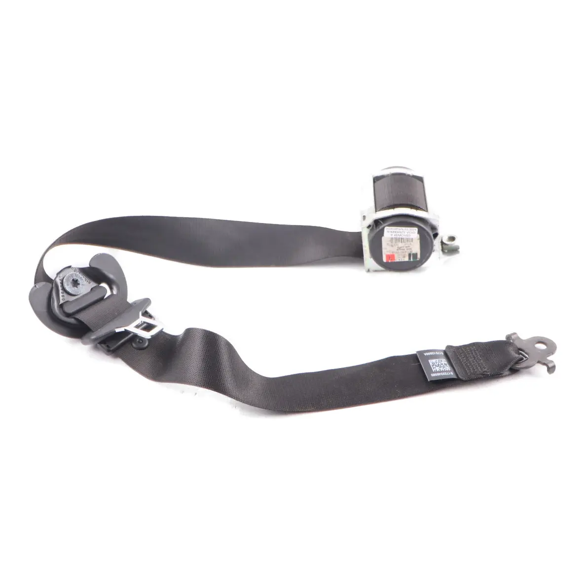 Audi A4 B7 Ceinture de sécurité avant gauche supérieure noire 8E0857705G