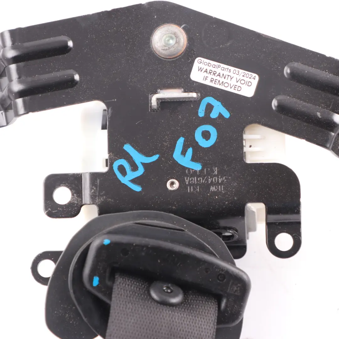 Ceinture de sécurité arrière gauche ceinture supérieure noire pour BMW F07 GT à propos du numéro de pièce 7233525 BMW F07 GT Ceinture de sécurité arrière gauche ceinture supérieure noire - SKU 7233525 - Numéro de pièce 7233525