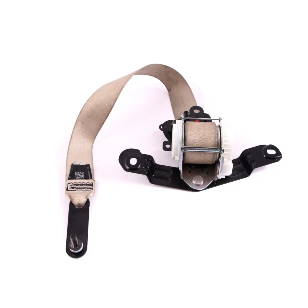 Seatbelt Upper Belt Safety Rear Left Elfenbeinweiss Ivory White to BMW F07 with Part number 7233528 BMW F07 Seatbelt Upper Belt Safety Rear Left Elfenbeinweiss Ivory White - SKU 7233528 - Part number 7233528