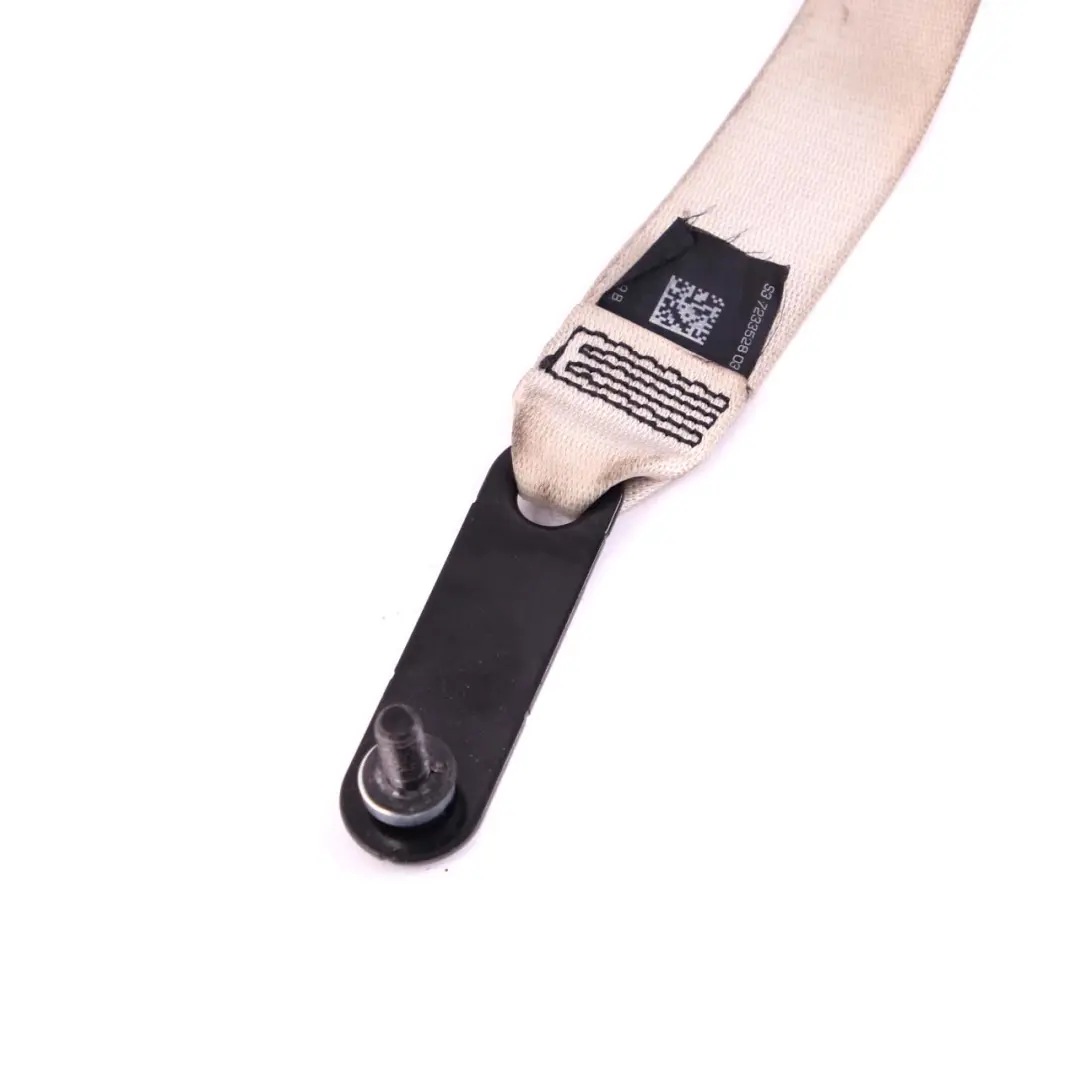 BMW F07 Seatbelt Upper Belt Safety Rear Left Elfenbeinweiss Ivory White - SKU 7233528 - Part number 7233528