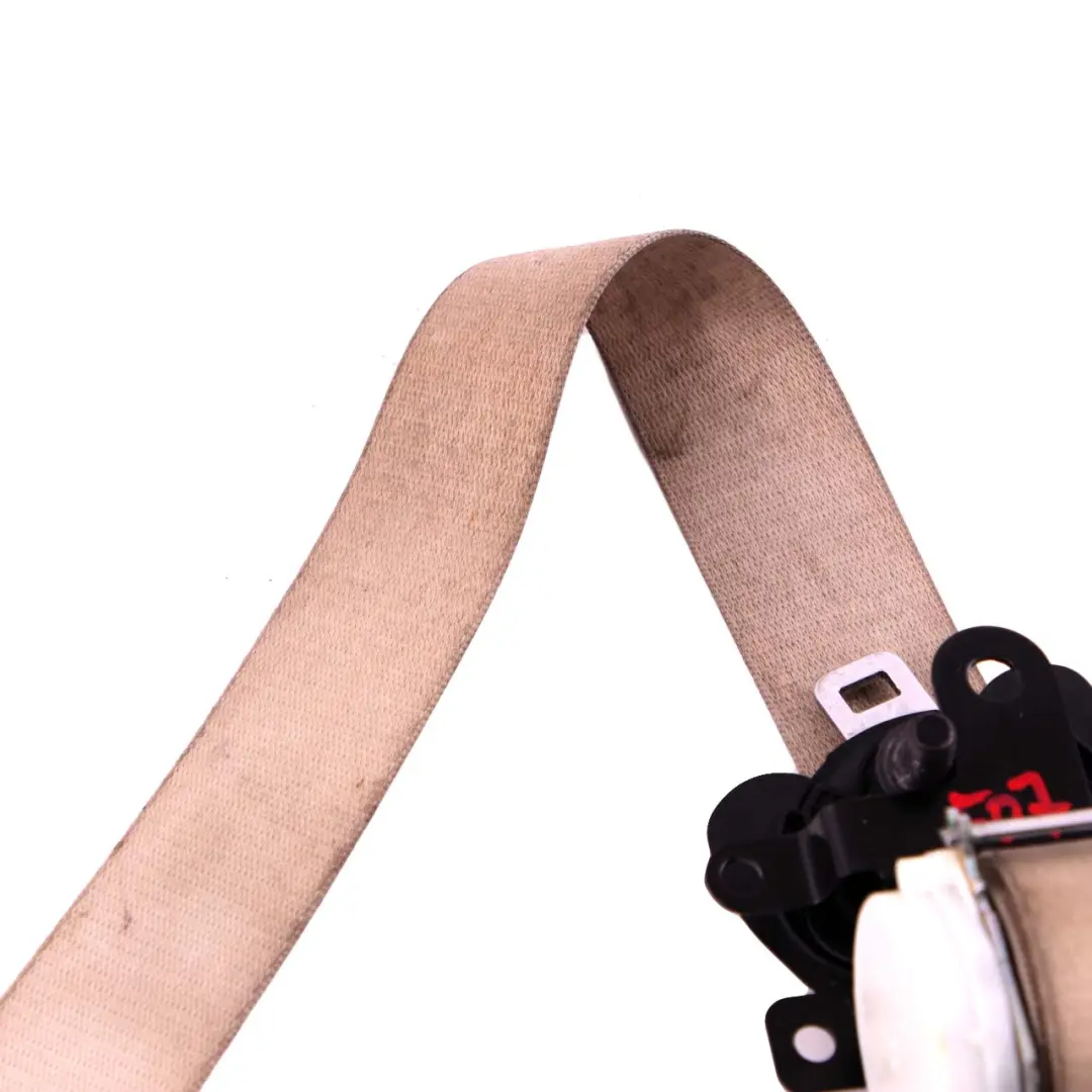 BMW F07 Seatbelt Upper Belt Safety Rear Left Elfenbeinweiss Ivory White - SKU 7233528 - Part number 7233528