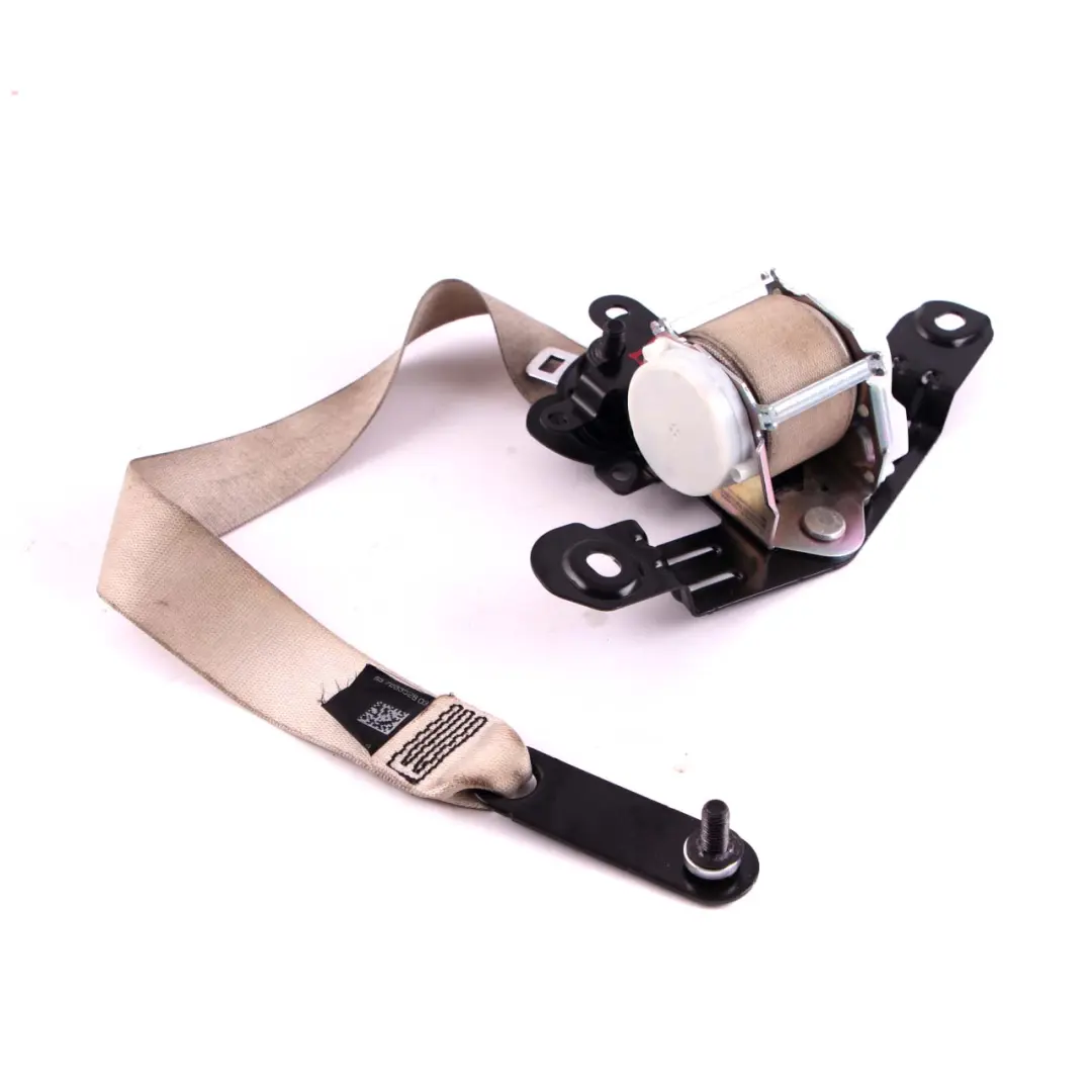 BMW F07 Seatbelt Upper Belt Safety Rear Left Elfenbeinweiss Ivory White - SKU 7233528 - Part number 7233528