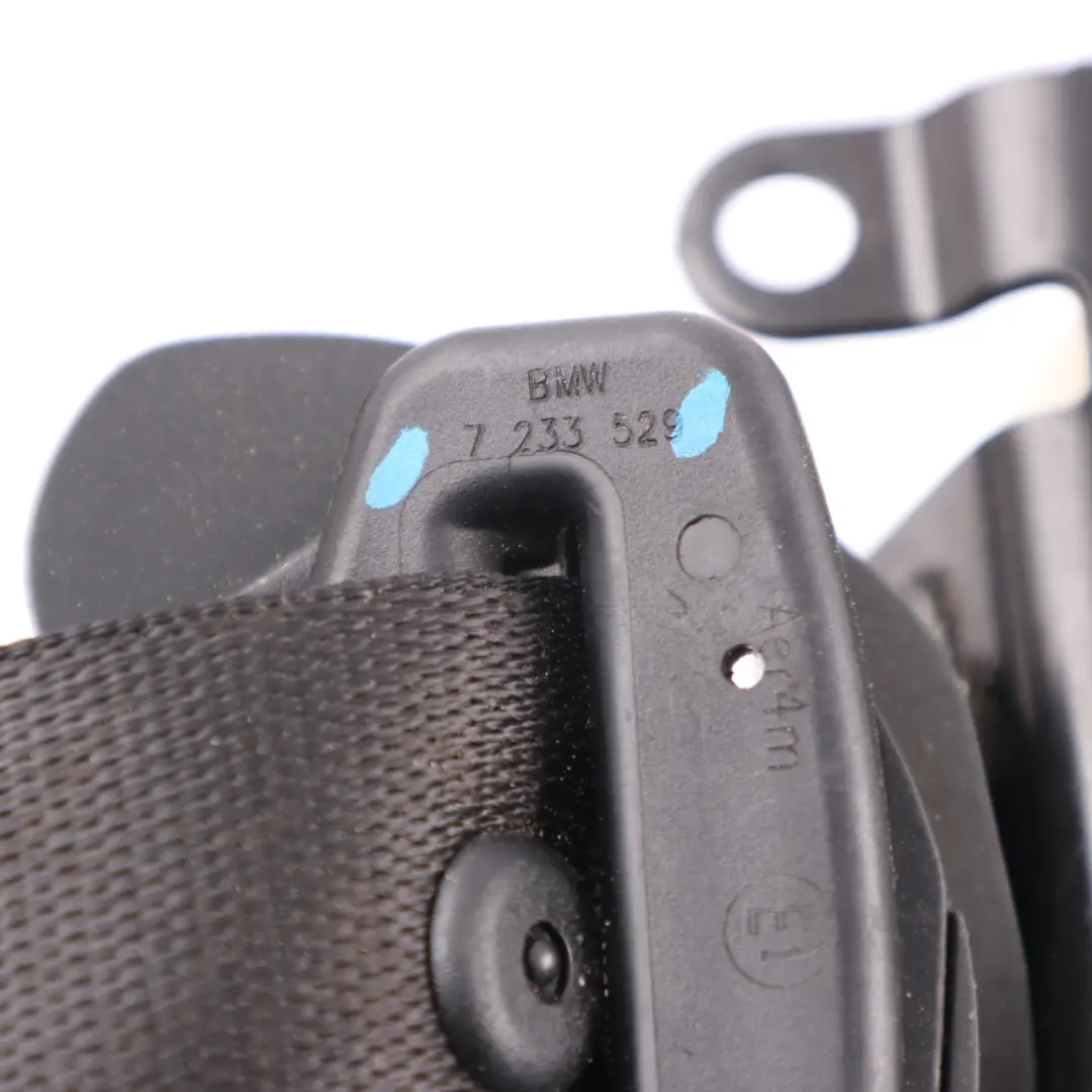 BMW F07 GT Sicherheitsgurt Hinten Rechts Oberer Sicherheitsgurt Schwarz - SKU 7233529 - Teilenummer 7233529