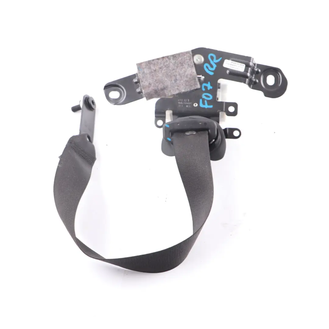 BMW F07 GT Seat Belt Rear Right O/S Safety Upper Belt Black - SKU 7233529 - Part number 7233529