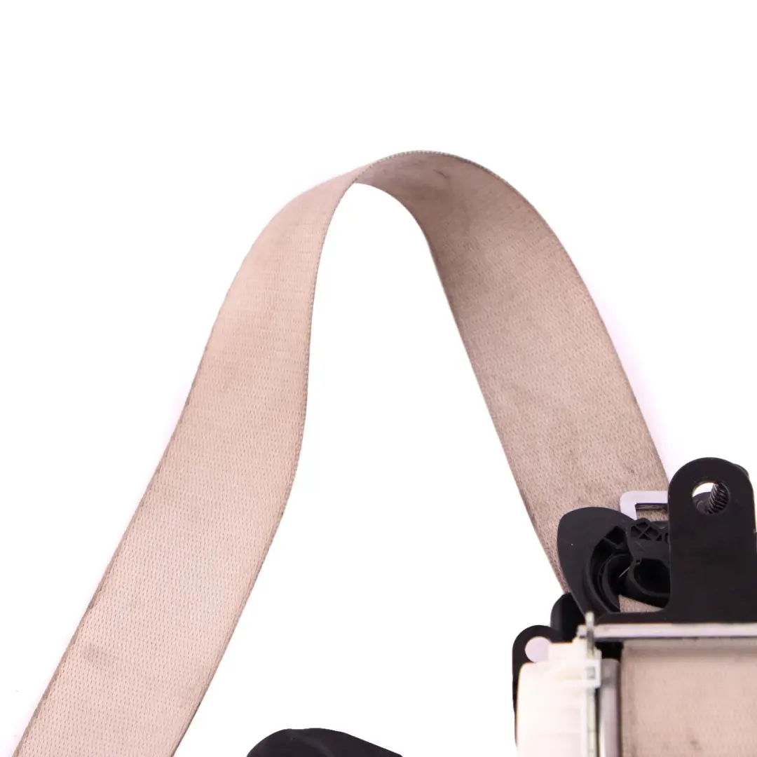 Seatbelt Upper Belt Safety Rear Right Elfenbeinweiss Ivory White to BMW F07 with Part number 7233532 BMW F07 Seatbelt Upper Belt Safety Rear Right Elfenbeinweiss Ivory White - SKU 7233532 - Part number 7233532