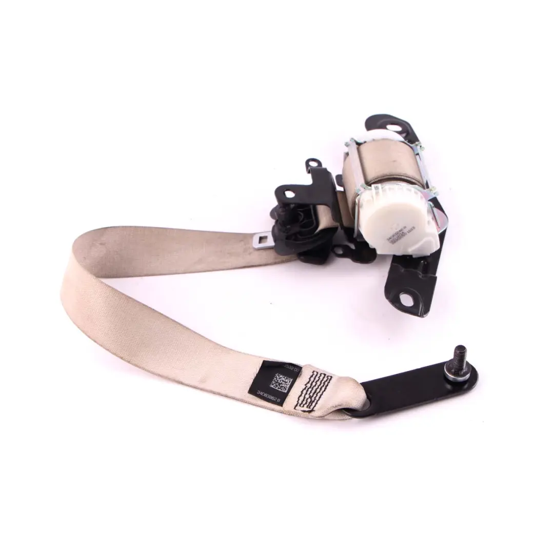 Cinturón seguridad superior trasero derecho Marfil Blanco para BMW F07 con número de pieza 7233532 BMW F07 Cinturón seguridad superior trasero derecho Marfil Blanco - SKU 7233532 - Número de pieza 7233532
