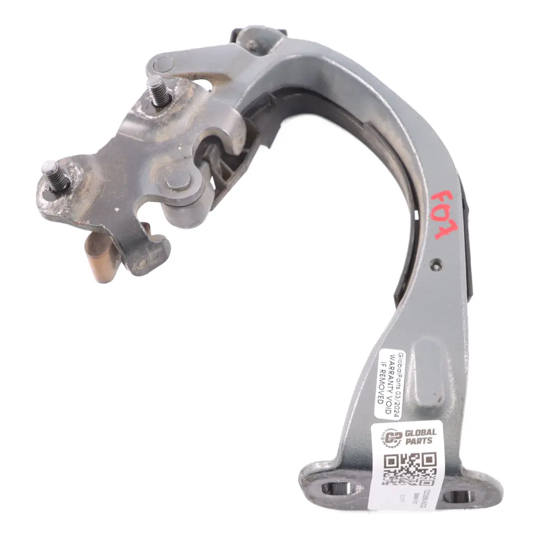Trunk Lid Hinge BMW F07 GT Boot Rear Left N/S Bottom Space Grey Metallic - A52 to with Part number 7233585 Trunk Lid Hinge BMW F07 GT Boot Rear Left N/S Bottom Space Grey Metallic - A52 - SKU 7233585-SCG - Part number 7233585